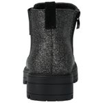 Botín Cuero Niña Lyzard Negro