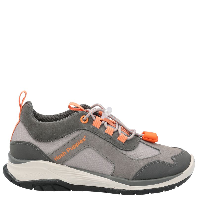 Zapatilla Cuero Niño Fastland  Gris