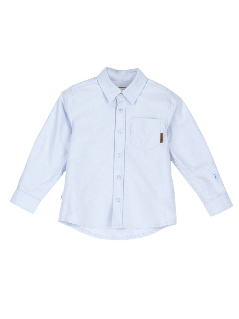 Camisa Niño Oxford Celeste
