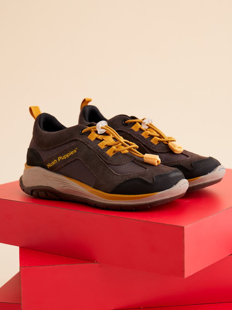 Zapatilla Niño Fastland Negro Hush Puppies Kids