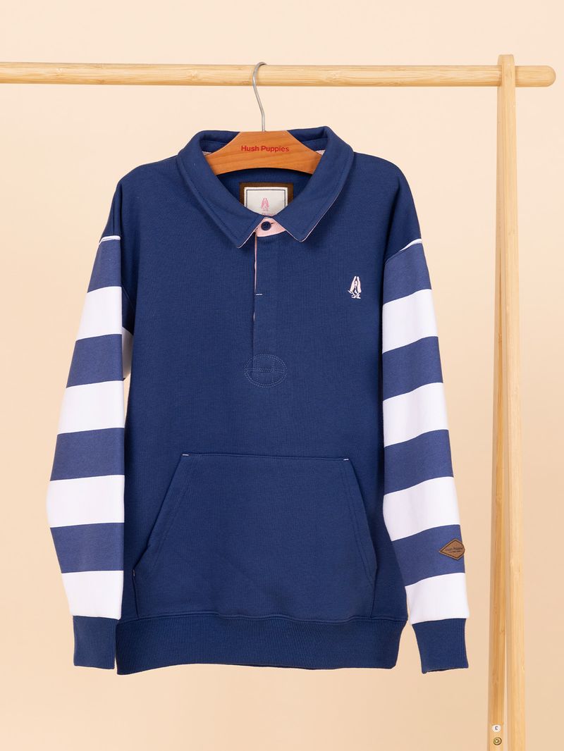 Polerón Niña Cleo Azul