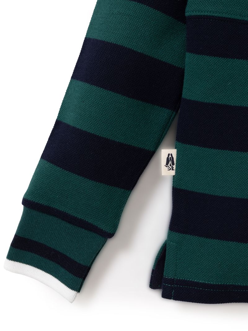 Polera Manga Larga Niño Chester Verde