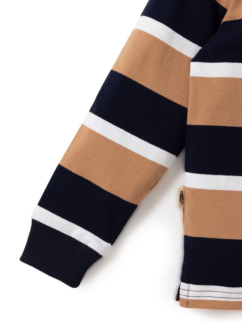 Polera Manga Larga Niño Oscar Amarillo