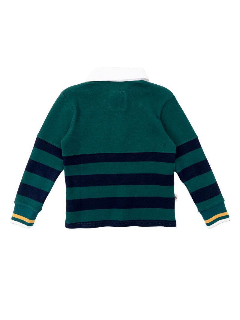 Polera Manga Larga Niño Chester Verde