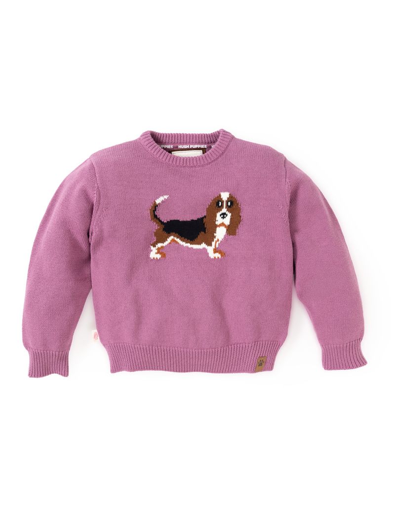 Chaleco Niña Basset Rosado