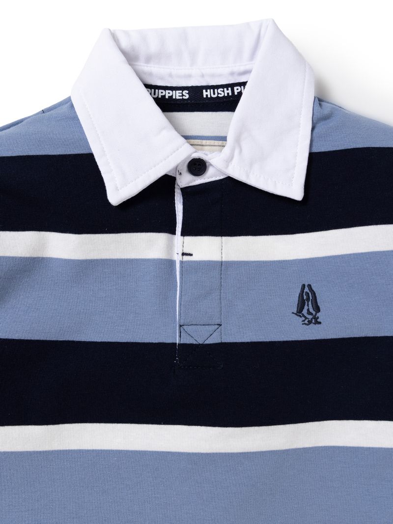Polera Manga Larga Oscar Niño Azul