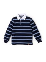 Polera Manga Larga Timber Niño Azul