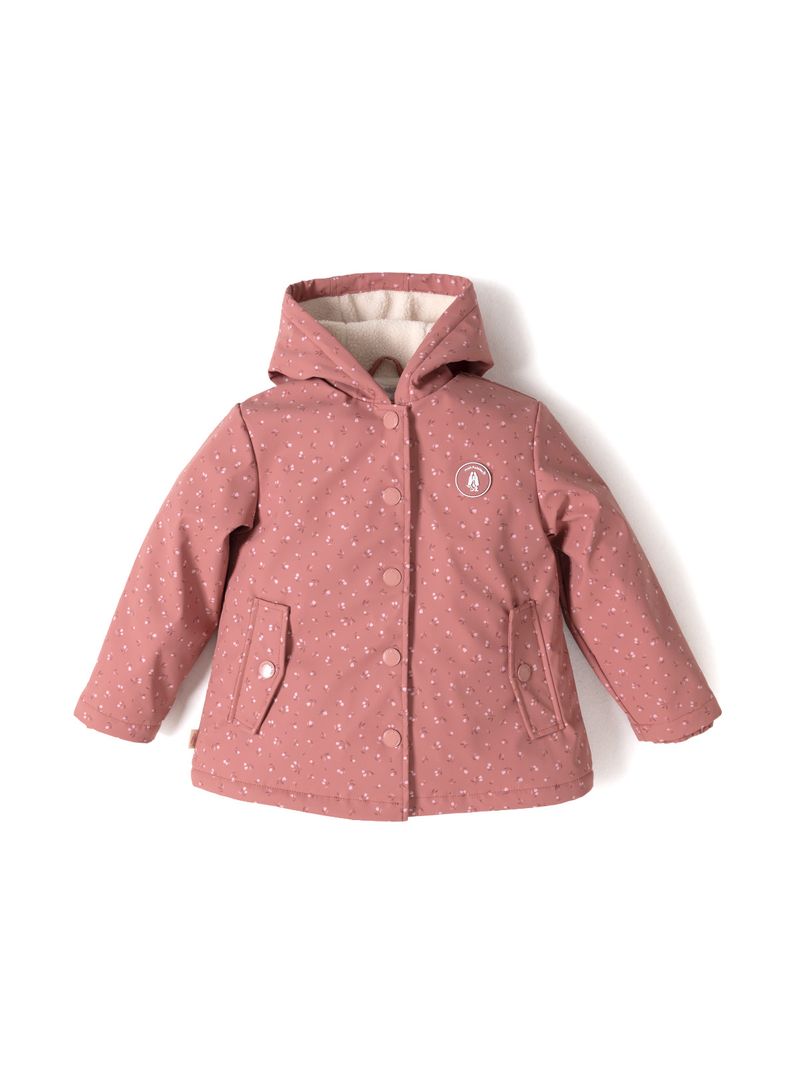 Chaqueta Flores Niña Rosado