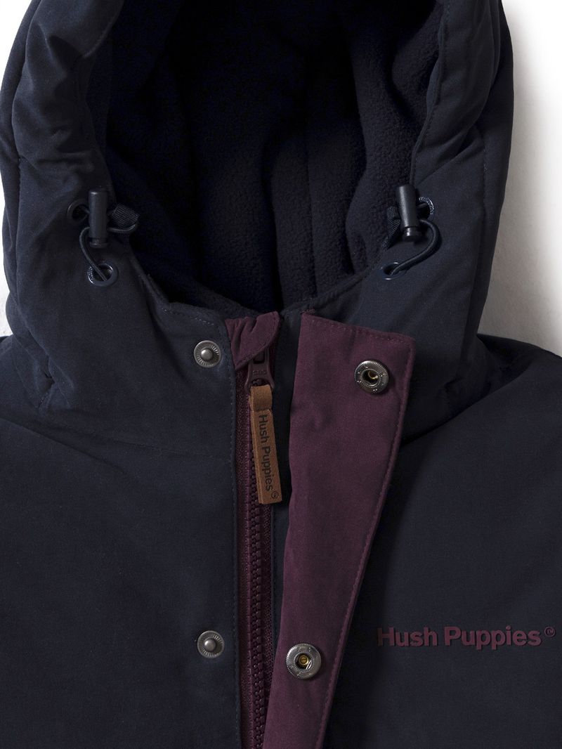 Parka Tres En Uno Waterproof Niño Optimus Burdeo