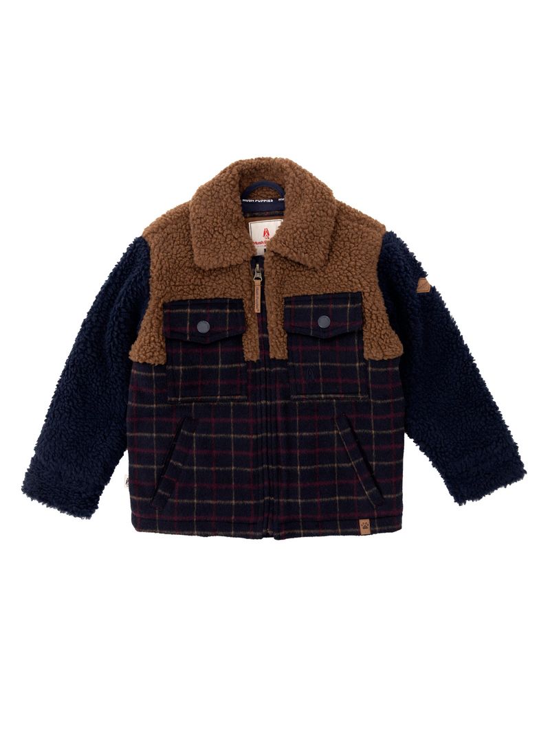 Chaqueta Sherpa Niño Cocker Amarillo