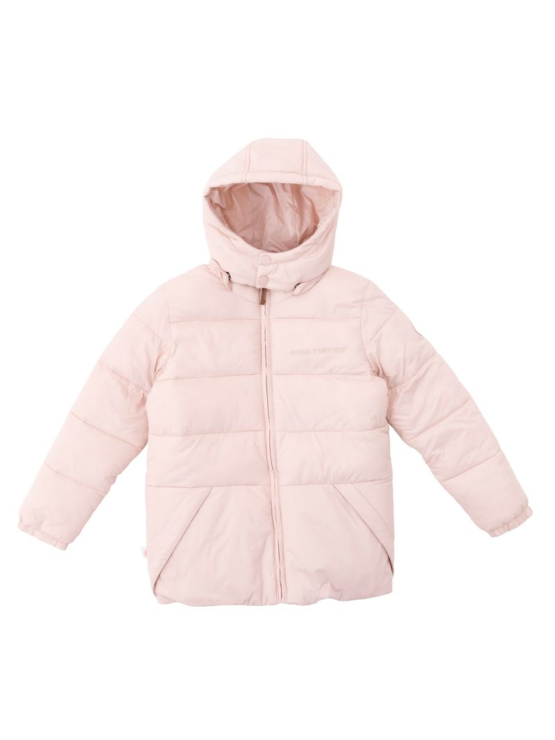 Parka Niña Campo Rosada