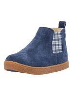 Botín Gamuza Niño Piombino Azul