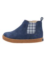 Botín Gamuza Niño Piombino Azul