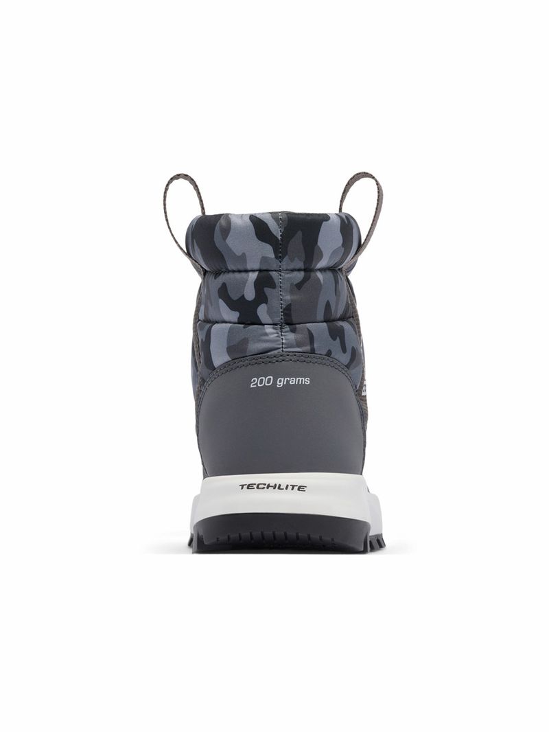 Bota Niños Snowtrot Mid Gris Columbia