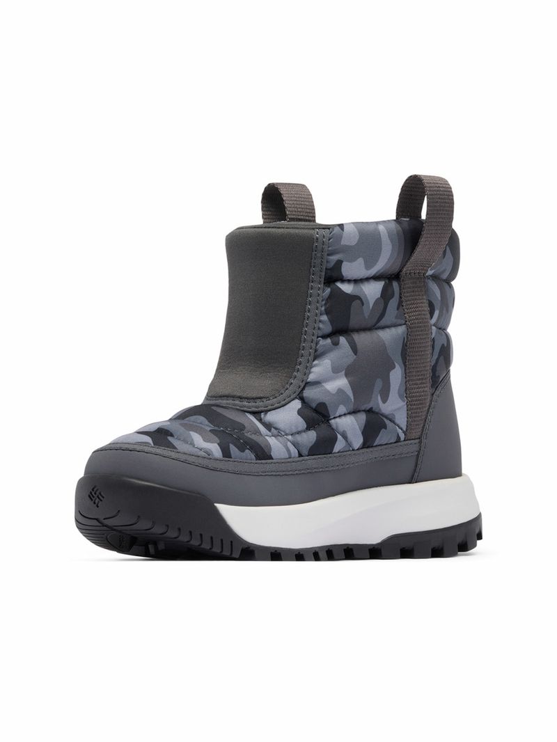 Bota Niños Snowtrot Mid Gris Columbia