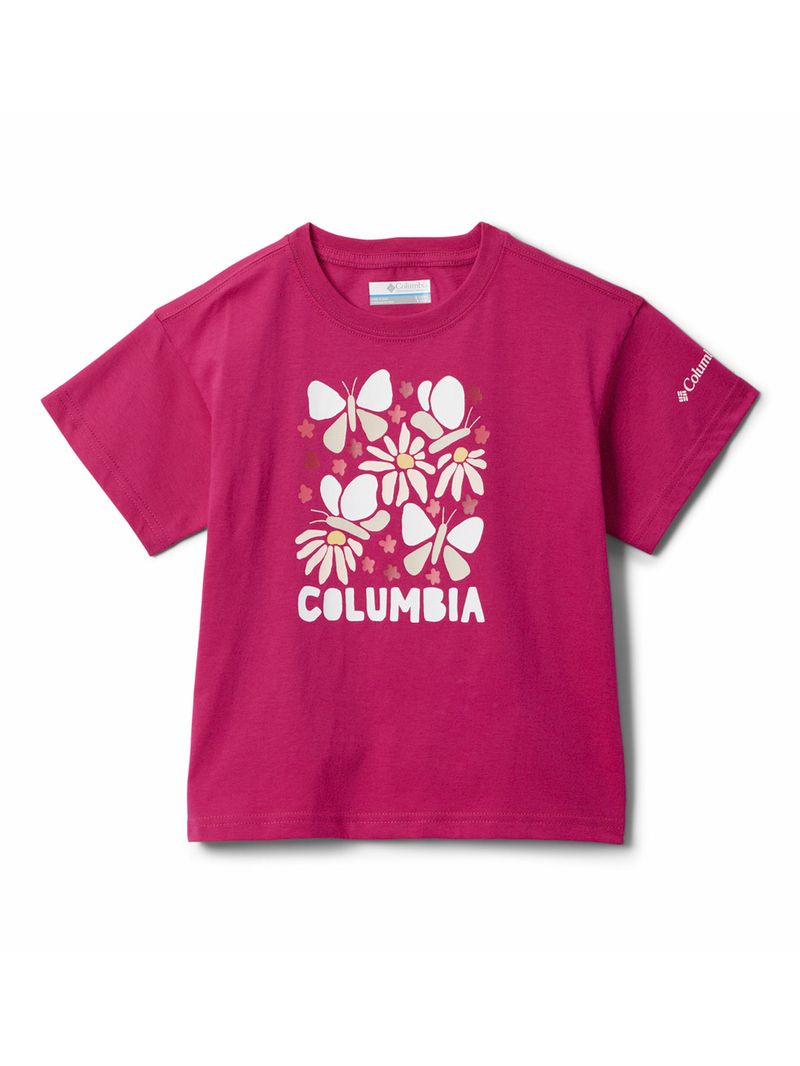 Polera Manga Corta Nina Mission Lake II Morado Columbia